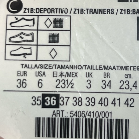 Zara casual womens sneakers size 6 NWT
Perfect for a vacation trip or any day - Picture 9 of 9